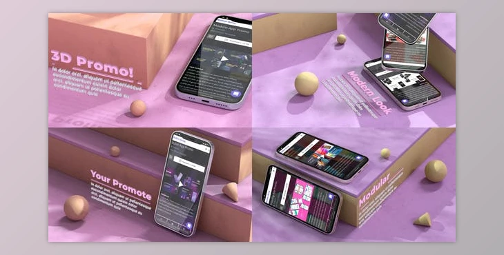 Download Dynamic 3D promo (Videohive 36582586) - AE Project