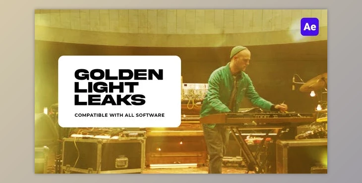 Download Golden Light Leaks for After Effects (Videohive 36596017) - AE Project