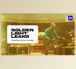 Download Golden Light Leaks for After Effects (Videohive 36596017) - AE Project