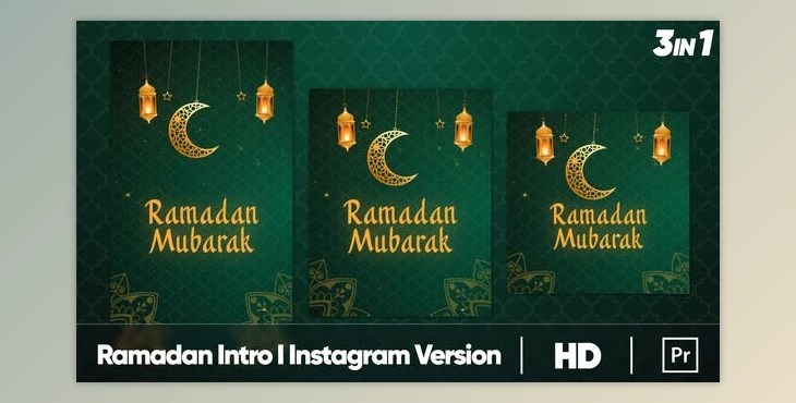 Download Ramadan Intro || Instagram Version | MOGRT (Videohive 36533355)