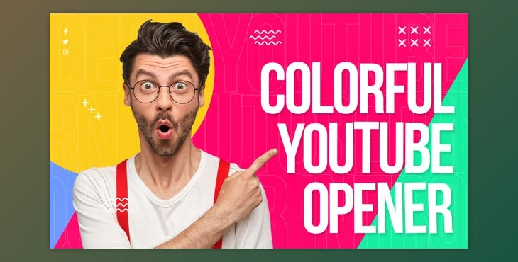 Download Colorful Youtube Opener (Videohive 36572463) - PR Project