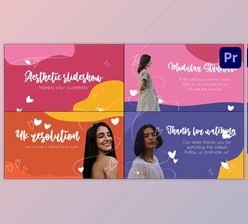 Download Aesthetic Colorful Slideshow | Premiere Pro MOGRT (Videohive 36543565)