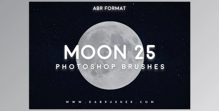 Download 25 Moon Brushes For Photoshop CreativeMarket 6036825