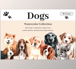 Download Dogs adorable Pet Watercolor