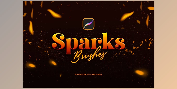 Download Sparks Procreate Brushes CreativeMarket 6614361
