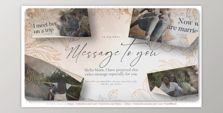 Download Message To You Inked Slideshow (Videohive 36680815) - AE Project