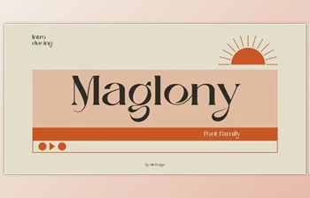 Download Maglony <span class='badge badge-warning'>Font</span> Family by Myfonts