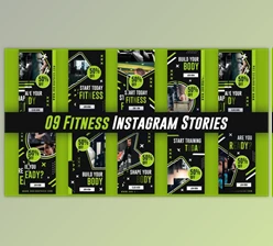 Download Fitness Instagram Stories (Videohive 36652202) - AE Project