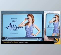 Download Fashion Blog Fast Opener (Videohive 36655766) - AE Project