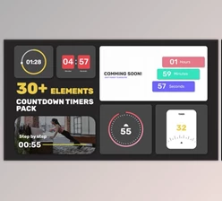 Download Countdown Timers Pack (Videohive 36662358) - AE Project