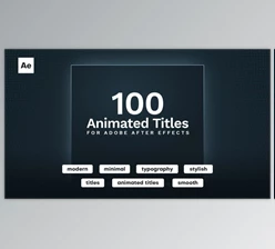 Download 100 Animated Titles (Videohive 36523868) - AE Project