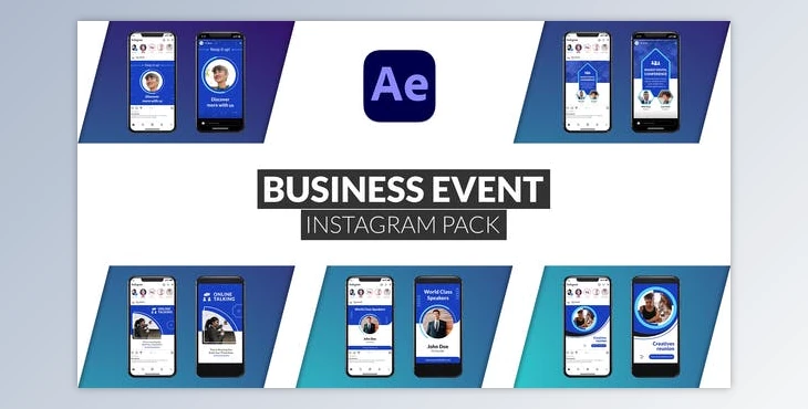 Download Business Event Instagram Pack for After Effects (Videohive 36674152) - AE Project