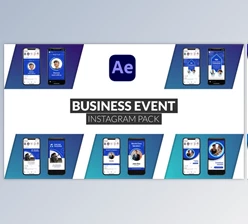 Download Business Event Instagram Pack for After Effects (Videohive 36674152) - AE Project