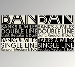 Download Banks & Miles Font Family – 9 Fonts