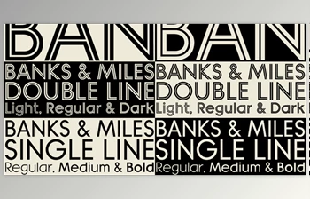Download Banks & Miles <span class='badge badge-warning'>Font</span> Family – 9 Fonts