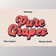 Download Pure Grapes Retro Cursive Font CreativeMarket 7040860