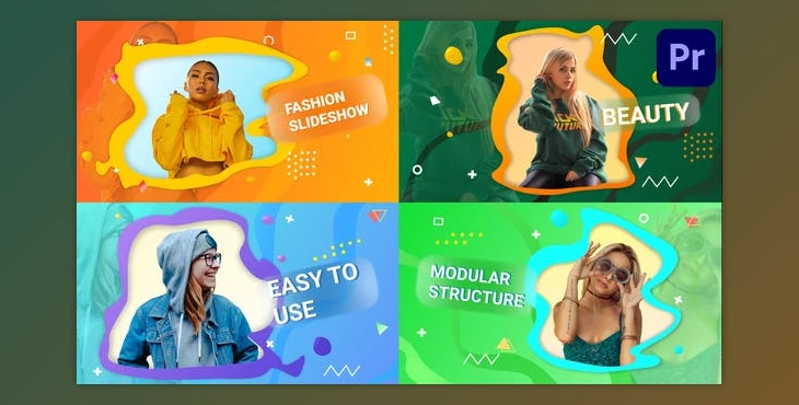 Download Liquid Stylish Slideshow | Premiere Pro MOGRT (Videohive 36684896)