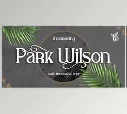 Download Parkwilson Font by Myfonts