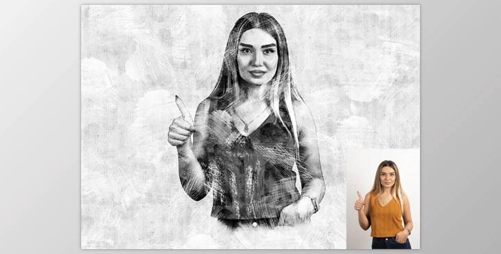 Download Original Drawing Photoshop Action CreativeMarket - 7071197