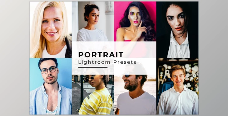 Download 10 Portrait Lightroom Presets CreativeMarket - 6905750
