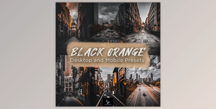 Download 10 Black Orange Lightroom Presets GraphicRiver - 33377782