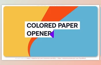 Download Colored <span class='badge badge-warning'>Paper</span> Opener (Videohive 36688306) - AE Project