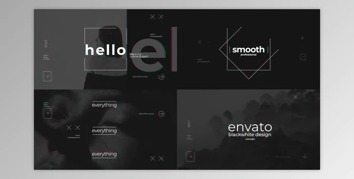Download Black White Intro Design (Videohive 36684335) - AE Project