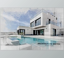 Download Architecture Sketch CreativeMarket - 6526640