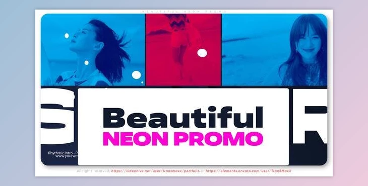 Download Beautiful Neon Promo (Videohive 36588961) - AE Project
