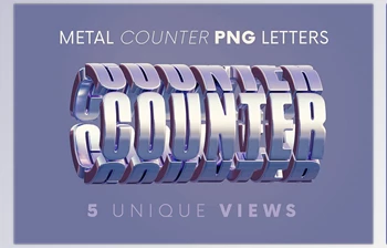 Download Metal Counter – 3D <span class='badge badge-warning'>Lettering</span>
