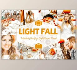 Download 10 Light Fall Mobile & Desktop Lightroom Presets