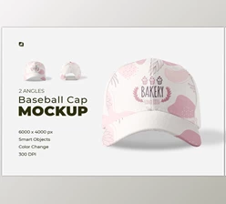 Download Velcro Snapback Baseball Cap Mockup CreativeMarket - 7037461