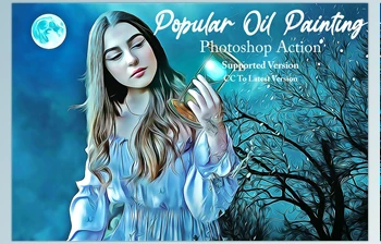 Download Popular Oil Painting <span class='badge badge-warning'>Action</span> CreativeMarket - 6837932