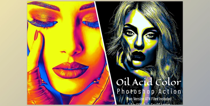 Download Oil Acid Color Photoshop Action CreativeMarket - 6854841