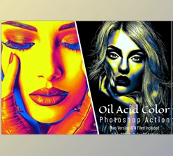 Download Oil Acid Color Photoshop Action CreativeMarket - 6854841