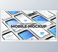 Download Fast Minimalistic Mobile Mockup (Videohive 36745499) - AE Project
