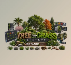 Blender - Download Tree And Grass Library Botaniq - Trees - Botaniq v7.2.2 (Full)