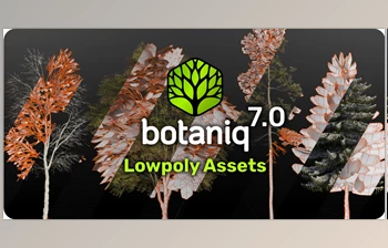 Blender - Download Tree And Grass <span class='badge badge-warning'>Library</span> Botaniq - Trees v7.1.1
