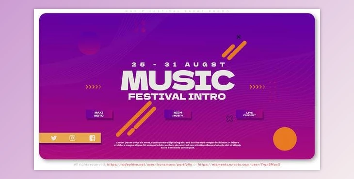 Download Music Festival Event Promo (Videohive 36572197) - AE Project