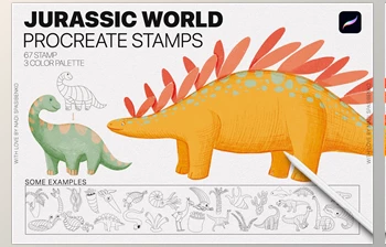 Download Jurassic World Procreate <span class='badge badge-warning'>Stamp</span>