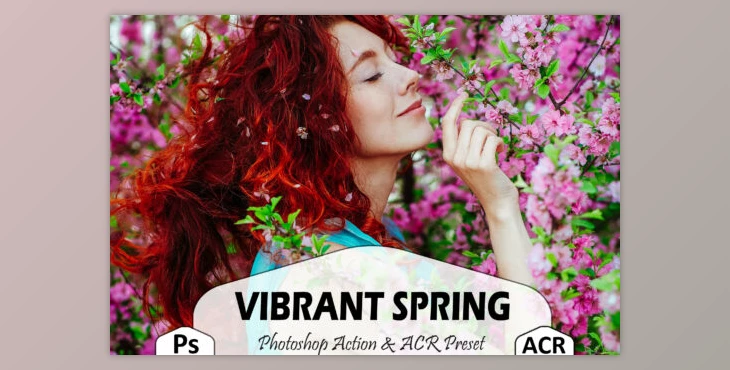 Download 10 Vibrant Spring Photoshop Actions
