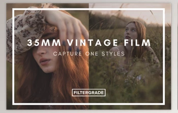 Download 35mm Vintage <span class='badge badge-warning'>Film</span> Capture One Styles Bundle by Boroviecka