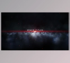 Download Space Titles (Videohive 36725573) - AE Project