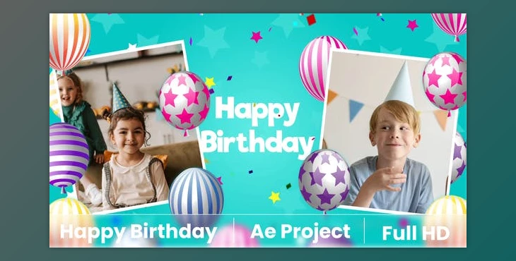 Download Happy Birthday 2 (Videohive 36822471) - AE Project