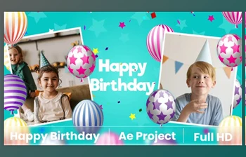 Download Happy Birthday <span class='badge badge-warning'>2</span> (Videohive 36822471) - AE Project