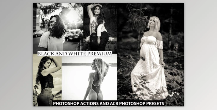Download Photoshop Actions, ACR Presets BW Tones