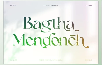 Download Bagtha <span class='badge badge-warning'>Mendoneh</span> Ligature Serif