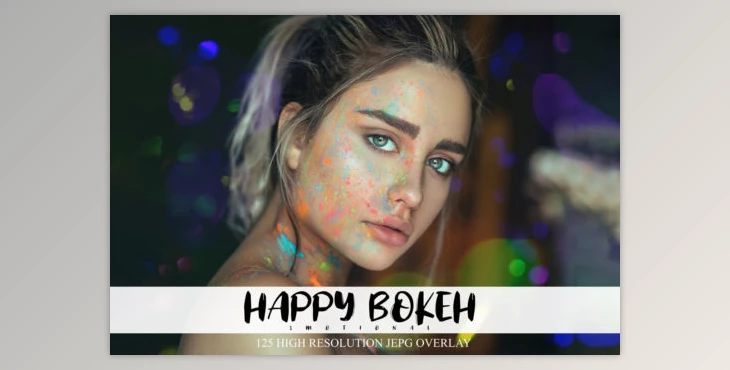 Download 125 Happy Color Bokeh Overlays