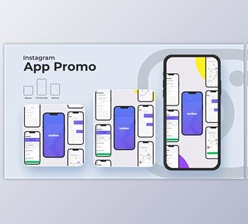 Download Minimal App Promo Instagram (Videohive 36748630) - AE Project