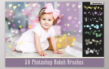 Download 50 <span class='badge badge-warning'>Bokeh</span> Photoshop Brushes